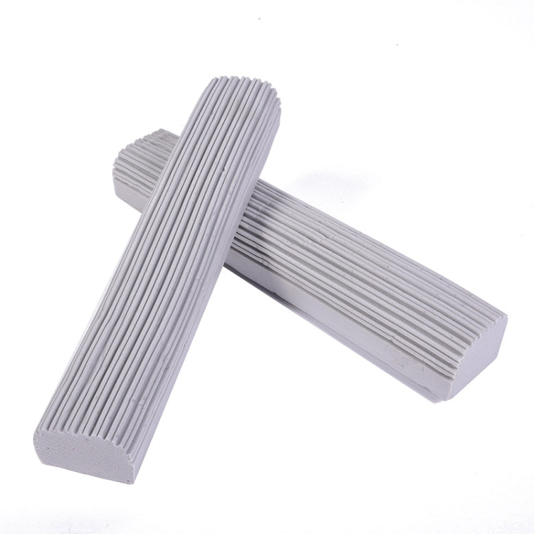 Bộ 2 đầu bông mút thay thế cho cây lau nhà miệng hẹp gập nửa 28cm, màu vàng, xám