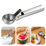 Muỗng kem inox Muỗng tráng miệng Muỗng xúc kem, Bộ 4 chiếc inox