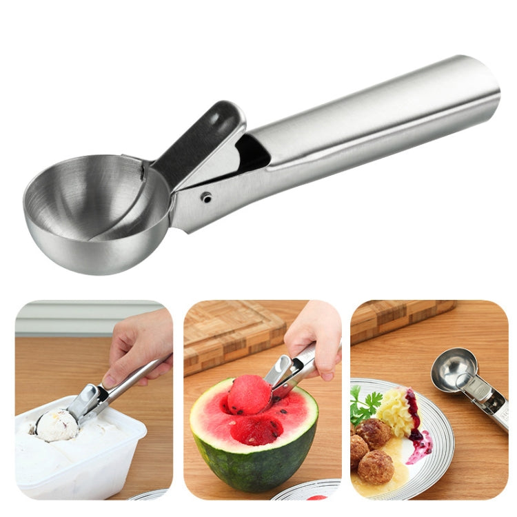 Muỗng kem inox Muỗng tráng miệng Muỗng xúc kem, Bộ 4 chiếc inox