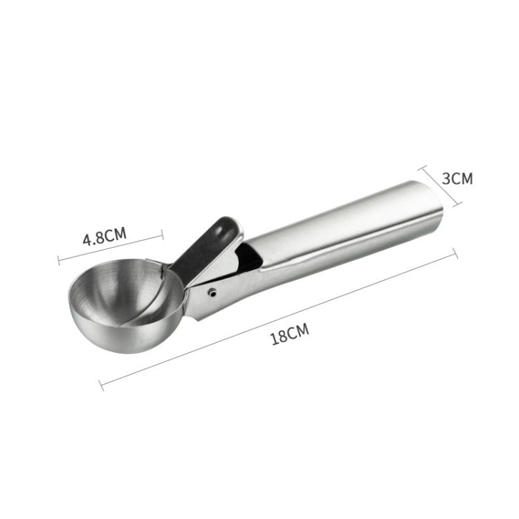 Muỗng kem inox Muỗng tráng miệng Muỗng xúc kem, Bộ 4 chiếc inox