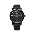 Đồng hồ quartz nam YAZOLE mặt đĩa, 509 mặt đen dây đen, 509 mặt đen dây nâu, 510 mặt đen dây đen, 510 mặt đen dây nâu, 511 mặt đen dây đen, 511 mặt đen dây nâu, 518 mặt đen dây đen, 518 mặt đen dây nâu