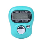 10 cái bộ đếm ngón tay bằng nhựa kiểu nhẫn thủ công mini điện tử, giao màu ngẫu nhiên, 10 cái màu ngẫu nhiên