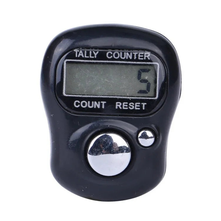 10 cái bộ đếm ngón tay bằng nhựa kiểu nhẫn thủ công mini điện tử, giao màu ngẫu nhiên, 10 cái màu ngẫu nhiên