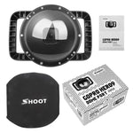 Vỏ bảo vệ ống kính camera lặn dưới nước dạng vòm SHOOT XTGP559 trong suốt cho GoPro HERO9 Black, Cho GoPro HERO9 Black