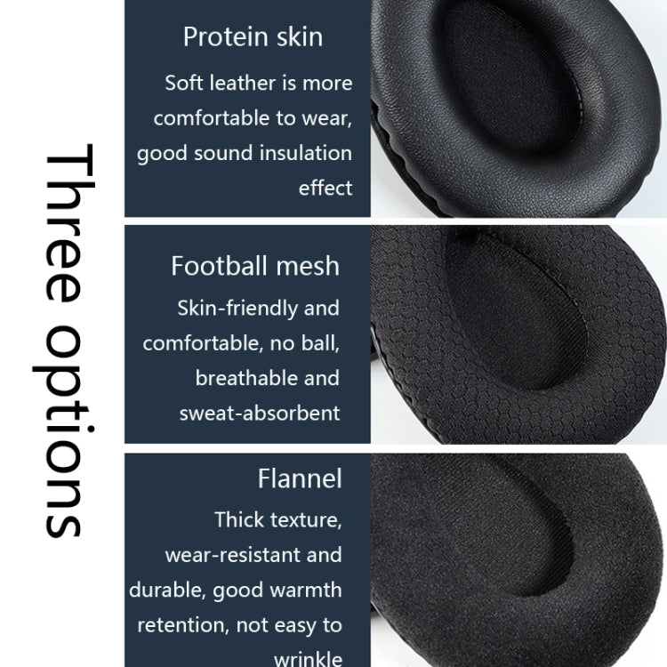 2 miếng bọc tai nghe cho Beyerdynamic DT131/DT235/DT231/DT234, loại flannel, loại vải lưới, loại protein