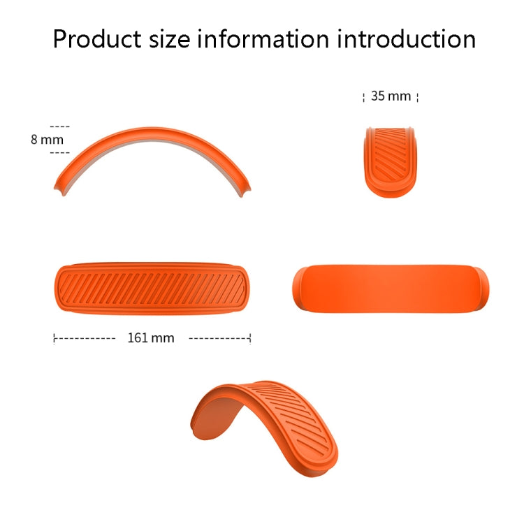 Bao bảo vệ silicon cho thanh đỡ tai nghe không dây Bluetooth T1 dành cho Apple AirPods Max, màu đen, xanh dương, đỏ, cam, xanh đêm