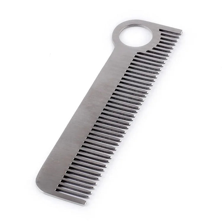 3 cái Lược thép không gỉ độ bền cao dụng cụ di động ngoài trời EDC