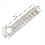 3 cái Lược thép không gỉ độ bền cao dụng cụ di động ngoài trời EDC