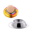 Khay đựng trứng bằng thép không gỉ cho bàn ăn, màu bạc, vàng, vàng hồng, màu kỳ diệu, đỏ kỳ diệu
