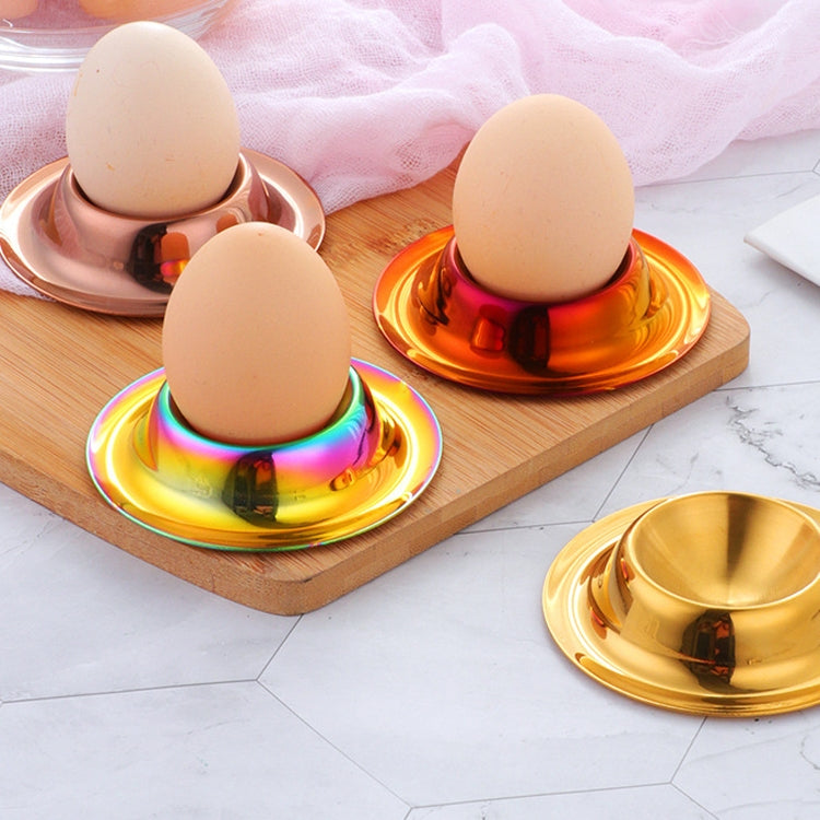 Khay đựng trứng bằng thép không gỉ cho bàn ăn, màu bạc, vàng, vàng hồng, màu kỳ diệu, đỏ kỳ diệu