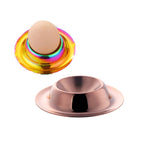 Khay đựng trứng bằng thép không gỉ cho bàn ăn, màu bạc, vàng, vàng hồng, màu kỳ diệu, đỏ kỳ diệu