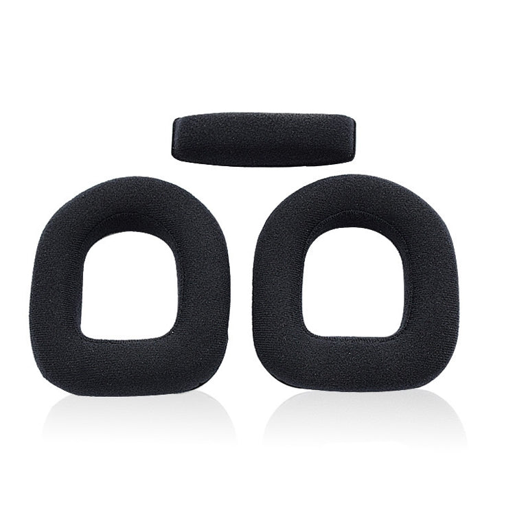 2 miếng bọc mút bảo vệ tai nghe chơi game, chụp tai flannel cho Logitech A10, thanh đỡ đầu cho Logitech A10, chụp tai flannel cho Logitech A40, chụp tai flannel cho Logitech A50, thanh đỡ đầu flannel cho Logitech A50