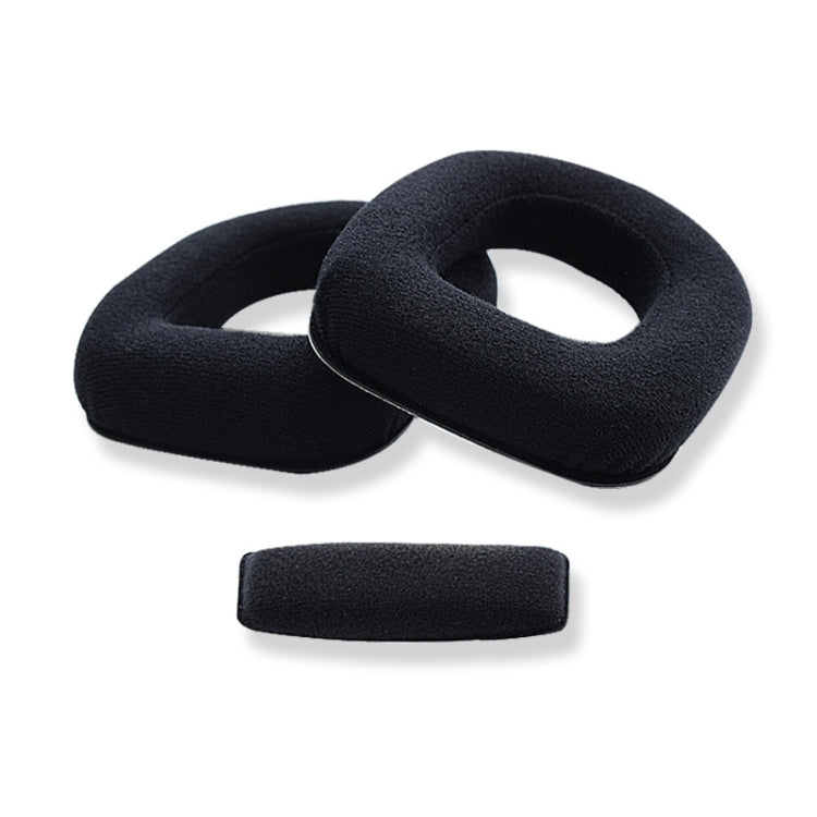 2 miếng bọc mút bảo vệ tai nghe chơi game, chụp tai flannel cho Logitech A10, thanh đỡ đầu cho Logitech A10, chụp tai flannel cho Logitech A40, chụp tai flannel cho Logitech A50, thanh đỡ đầu flannel cho Logitech A50