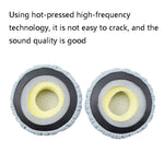 2 miếng đệm tai bằng da cho tai nghe Edifier W570BT / W670BT, màu đen, xám bạc