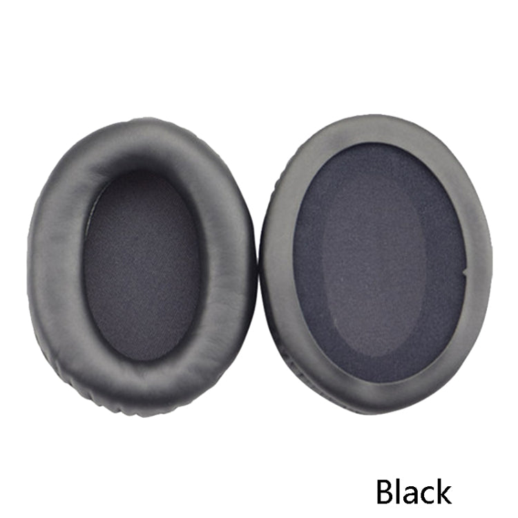 2 miếng bọc mút tai nghe bằng da cho Kingston Cloud Silver II, màu: đen, đen, đen ghép, trắng ghép, lưới, da cừu đen, da cừu trắng