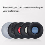 2 miếng bọc mút tai nghe bằng da cho Jabra Revo Wireless, màu: đen lưới đen, đen lưới đen, đen lưới đỏ, đen lưới xanh, trắng lưới trắng, đen lưới xám
