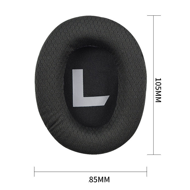 2 miếng bọc mút tai nghe phù hợp cho Somic G936N Commander, màu lưới đen