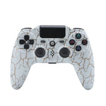 Tay cầm chơi game không dây ZR486 cho PS4, Trắng, Đen, Burst, Tím bầu trời sao