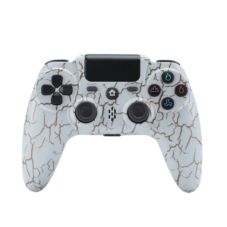 Tay cầm chơi game không dây ZR486 cho PS4, Trắng, Đen, Burst, Tím bầu trời sao