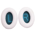 2 miếng bọc mút tai nghe cho BOSE QC15 / QC2 / QC25 / AE2 / AE2i, màu in + xanh dương LR, trắng + xanh dương LR, màu in + đen, đen + đen, trắng + đen, màu in + xám, kaki + xám, cà phê + xám, trắng + xám, xám + xám