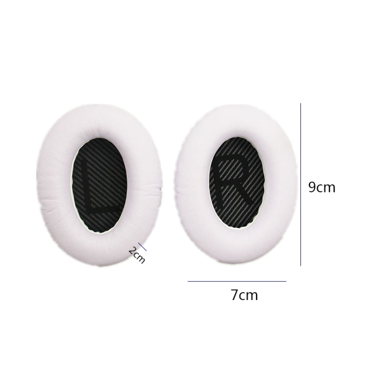 2 miếng bọc mút tai nghe cho BOSE QC15 / QC2 / QC25 / AE2 / AE2i, màu in + xanh dương LR, trắng + xanh dương LR, màu in + đen, đen + đen, trắng + đen, màu in + xám, kaki + xám, cà phê + xám, trắng + xám, xám + xám