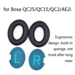2 miếng bọc mút tai nghe bằng da cừu cho Bose QC25 / QC15 / QC2 / QC35 / AE2i