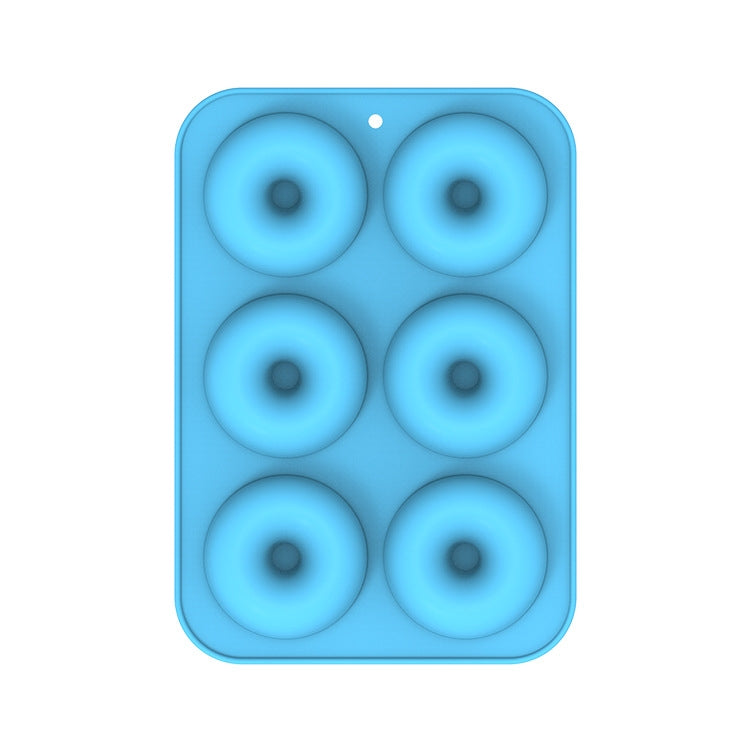 Dụng cụ nướng lò, khuôn bánh donut silicone, 8 khuôn nâu đều, 6 khuôn xanh đều, 6 khuôn tím đều, 6 khuôn xanh lá đều, 6 khuôn cam đều, 6 khuôn vàng đều, 6 khuôn đỏ đều