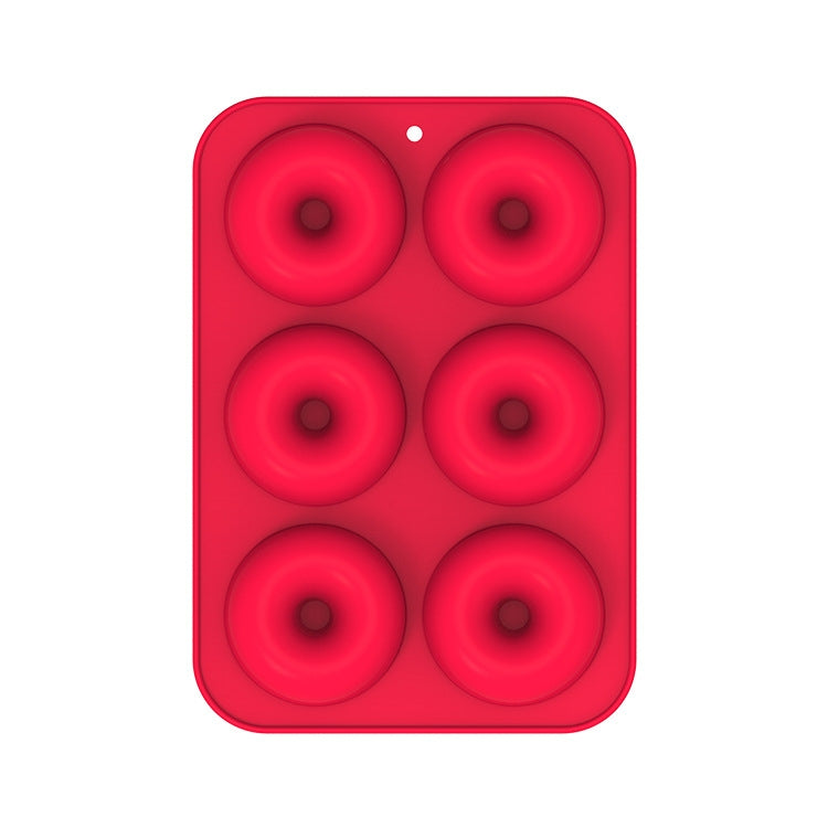 Dụng cụ nướng lò, khuôn bánh donut silicone, 8 khuôn nâu đều, 6 khuôn xanh đều, 6 khuôn tím đều, 6 khuôn xanh lá đều, 6 khuôn cam đều, 6 khuôn vàng đều, 6 khuôn đỏ đều