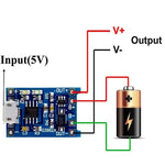 10 cái module sạc pin USB micro HW-107 5V 1A, HW-107