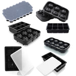 Khuôn đá silicone cho quầy bar whiskey, 6 ô vuông có nắp, 8 ô vuông có nắp, 4 ô sọ đầu lâu, 4 ô vuông có nắp, 37 ô tổ ong có nắp, 13 ô tổ ong có nắp, 15 ô vuông có nắp, phễu hình thỏ