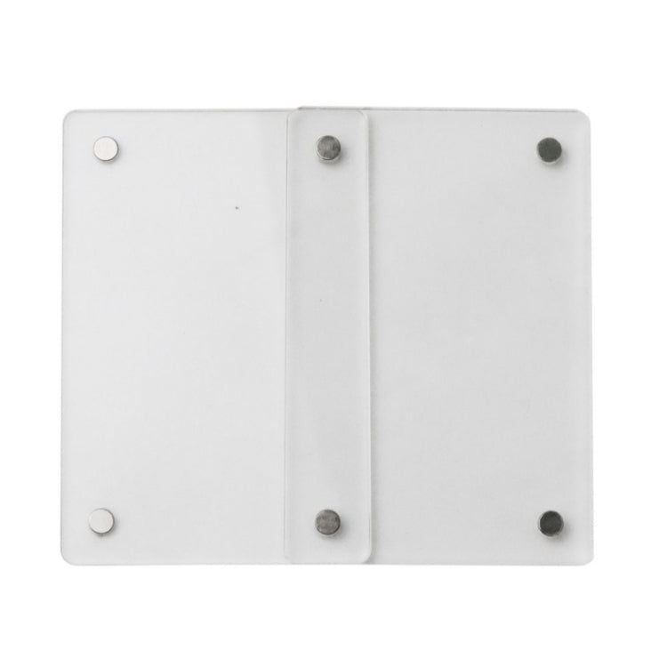 Khung ảnh acrylic 3 inch, nam châm dán tủ lạnh cho ảnh Polaroid, trong suốt 98%, điểm sóng, màu hồng, xanh dương