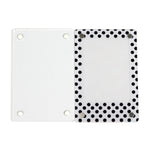 Khung ảnh acrylic 3 inch, nam châm dán tủ lạnh cho ảnh Polaroid, trong suốt 98%, điểm sóng, màu hồng, xanh dương