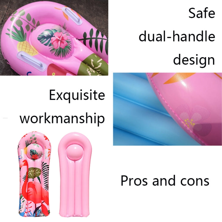 Ván nổi PVC họa tiết động vật hoạt hình bơm hơi cho trẻ em chơi lướt sóng, 117x54cm