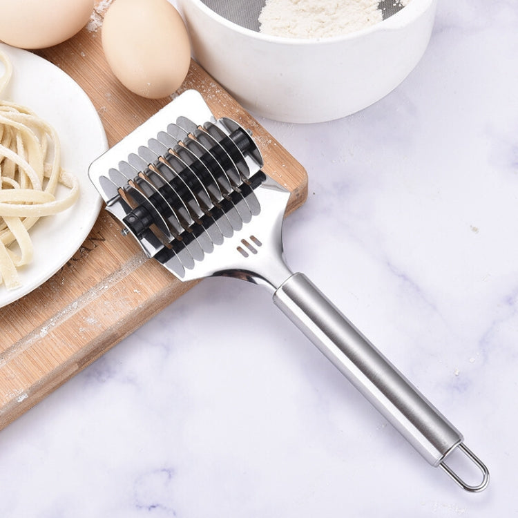 Dụng cụ cắt mì thủ công bằng thép không gỉ, dao cắt mì