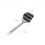 Dụng cụ cắt mì thủ công bằng thép không gỉ, dao cắt mì