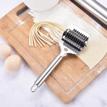 Dụng cụ cắt mì thủ công bằng thép không gỉ, dao cắt mì