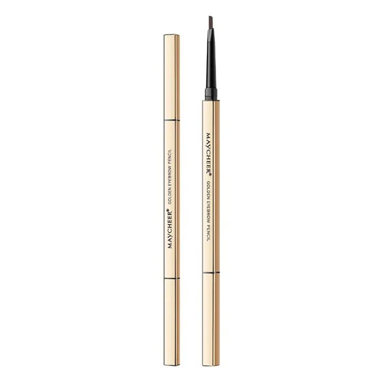 Bộ 3 bút kẻ mày MAYCHEER 3117 đầu mảnh, màu vàng nhỏ, chống thấm nước, không lem, 1 màu cà phê đậm, 2 màu cà phê nhạt, 3 màu xám đen, 4 màu nâu xám, 5 màu xanh rêu