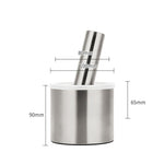 Dụng cụ nghiền tỏi, gia vị, đậu, hạt bằng thép không gỉ 304 nhà bếp, hình thẳng, hình eo, hình trống, hình bát lớn, hình trống lớn