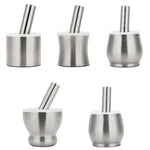 Dụng cụ nghiền tỏi, gia vị, đậu, hạt bằng thép không gỉ 304 nhà bếp, hình thẳng, hình eo, hình trống, hình bát lớn, hình trống lớn