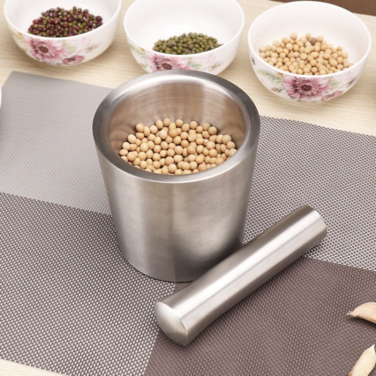 Dụng cụ nghiền tỏi, gia vị, đậu, hạt bằng thép không gỉ 304 nhà bếp, hình thẳng, hình eo, hình trống, hình bát lớn, hình trống lớn