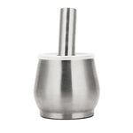 Dụng cụ nghiền tỏi, gia vị, đậu, hạt bằng thép không gỉ 304 nhà bếp, hình thẳng, hình eo, hình trống, hình bát lớn, hình trống lớn