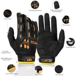 Găng tay đi xe WEST BIKING YP0211208 dài ngón chống trượt cảm ứng, M, L, XL