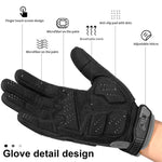 Găng tay đi xe WEST BIKING YP0211208 dài ngón chống trượt cảm ứng, M, L, XL