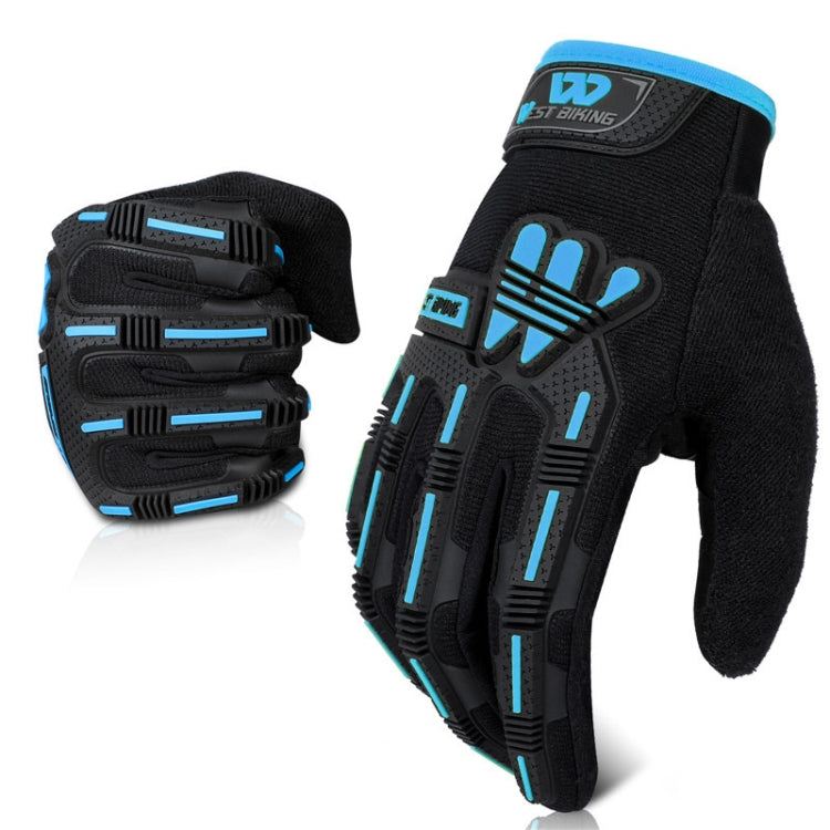 Găng tay đi xe WEST BIKING YP0211208 dài ngón chống trượt cảm ứng, M, L, XL