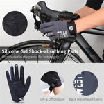 Găng tay thể thao đi xe đạp WEST BIKING YP0211214 dài ngón giảm sốc chống trượt cảm ứng, M, L, XL