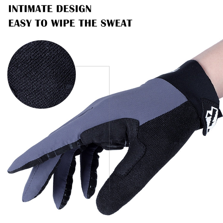 Găng tay thể thao đi xe đạp WEST BIKING YP0211214 dài ngón giảm sốc chống trượt cảm ứng, M, L, XL