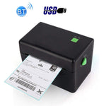 Máy in nhãn XP-108B 4 inch 108mm, máy in mã vạch nhiệt, máy in nhãn vận chuyển UPS DHL USPS DPD POCHTA, cắm EU, USB, phiên bản USB + Bluetooth