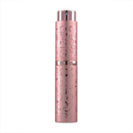 Bộ 2 chai nước hoa xoay khắc nổi, chai kim loại xịt cồn tiệt trùng, dung tích 10ml