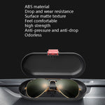 Car Glasses Case Multi-Function Automobile Inner Visor Storage Card, Back Single Snap Black, Back Single Snap White