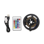 Dải đèn LED 16 màu điều khiển từ xa RGB, dây đèn USB Symphony Neon trang trí ánh sáng mềm mại, 3m, 4m